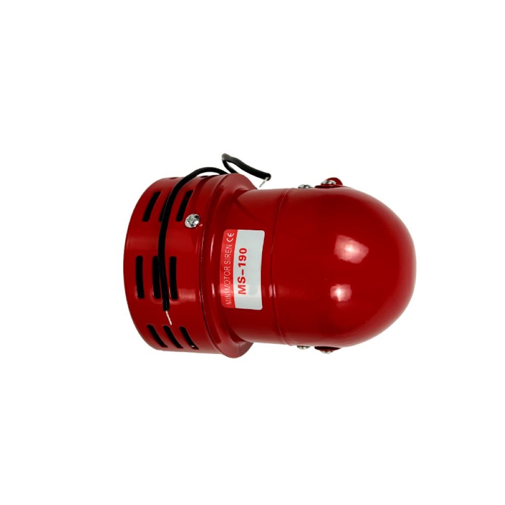 Sirene eletromecânica modelo ms 190 220v 300m vermelha