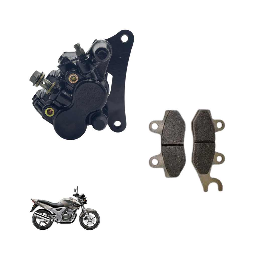 Pinça Freio Dianteira Cbx250 Twister 2000 Até 2008 + Pastilha de Freio