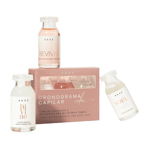 Cronograma Capilar Braé Ampolas Revival/divine/soul Color 3 X 13 Ml