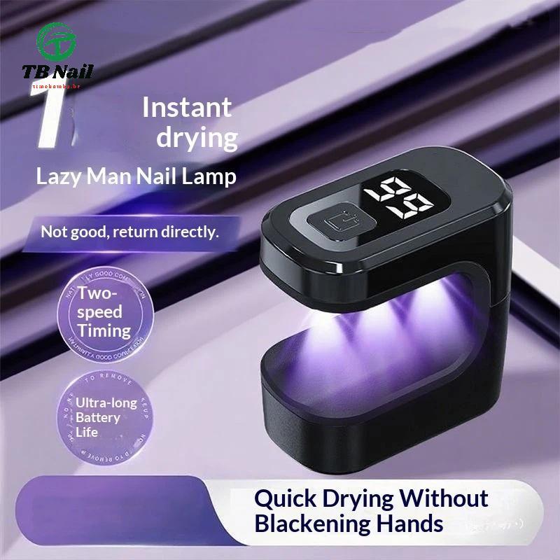 TB-Nail Mini Secador De Unhas Qui Dry UV LED Gel Polimento Lâmpada Com Display LCD E 30/60S Temporizador Conveniente USB
