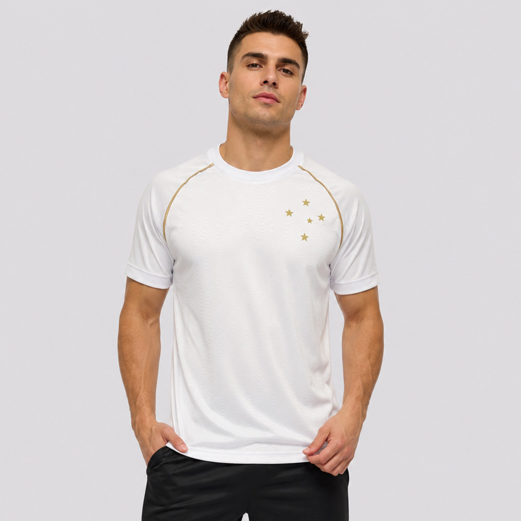Camisa Cruzeiro Gold Branca