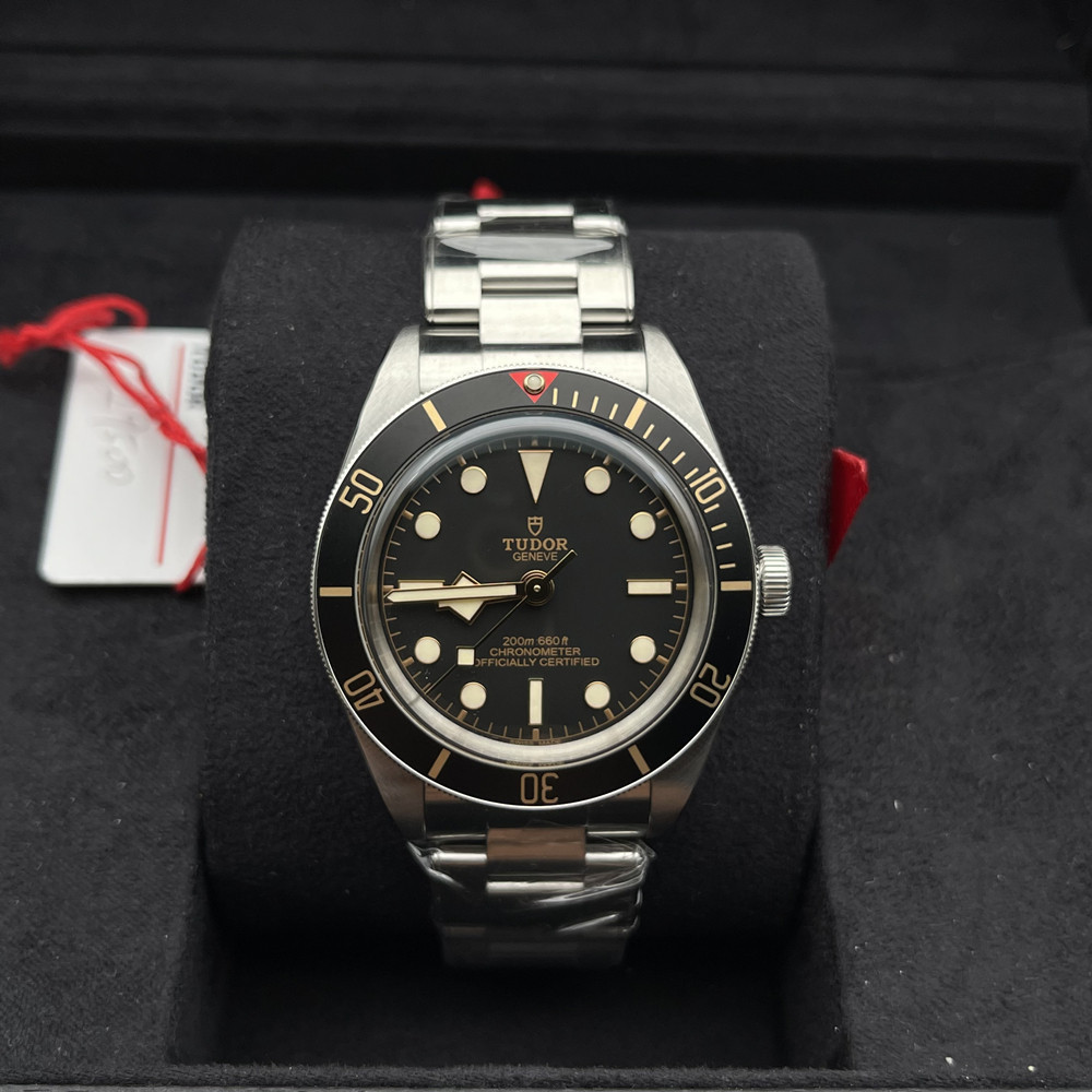 Tudor Tudor Biwan 1958 Série 39mm Preto Azul Disco Relógio Mecânico Automático Masculino M79030N/b Novo Conjunto Complet