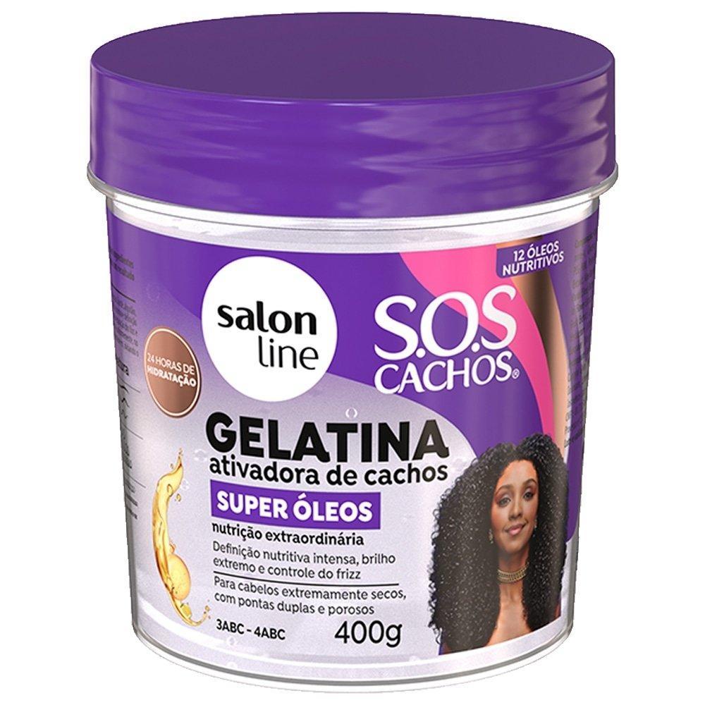 Gelatina Capilar Salon Line SOS Cachos | Super Óleos 400g