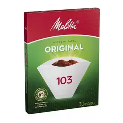 Filtro Papel Melitta 103 - 6 Embalagens com 30 Unidades
