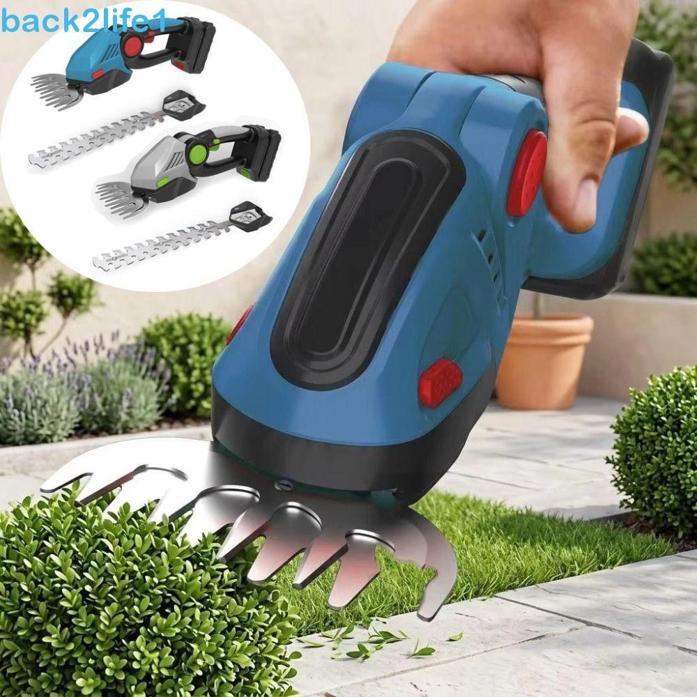 Cortador De Grama BACK2LIFE1 , Aparador De Sebes Elétrico Portátil Sem Fio , Poda Com Bateria Recarregável