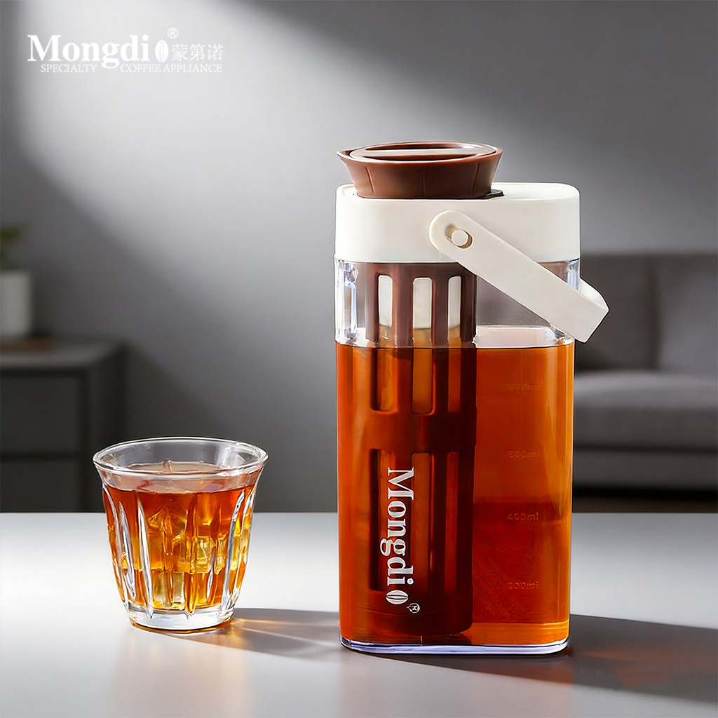 Mongdio café pote de fermentação fria copo de fermentação fria grande capacidade máquina de café fria portátil garrafa d