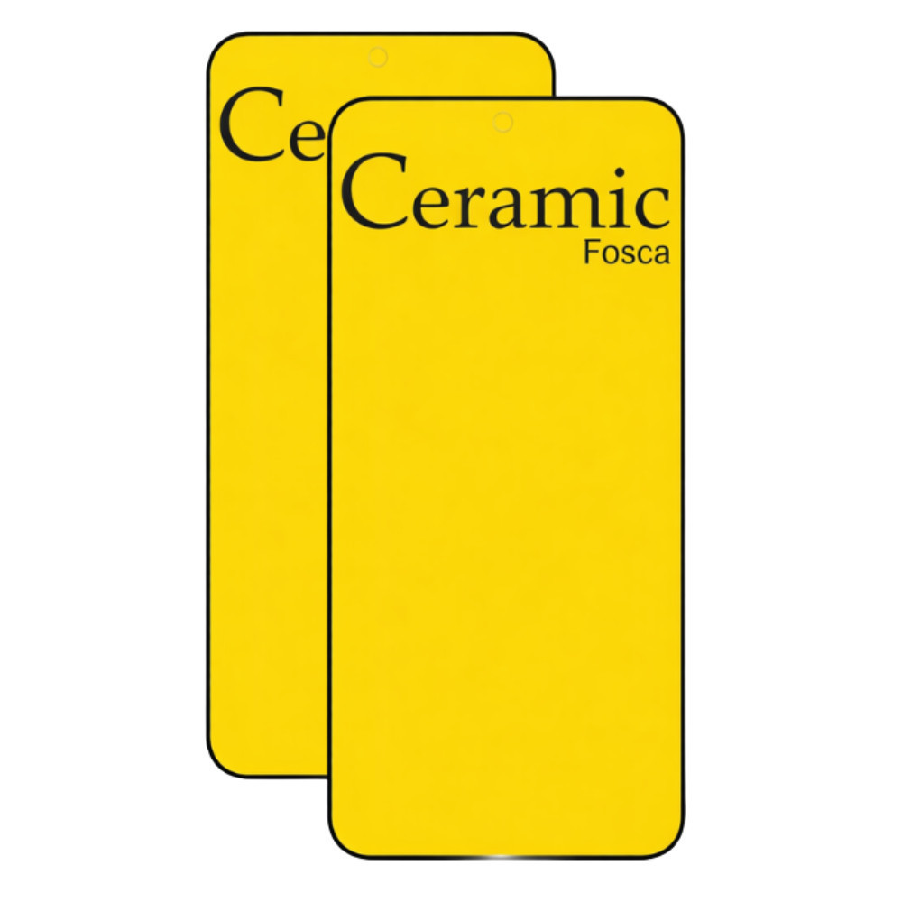 Kit Com 2x Película Cerâmica Fosca 3d 9d Para Realme C53 Cobre a Tela Toda Proteção Total