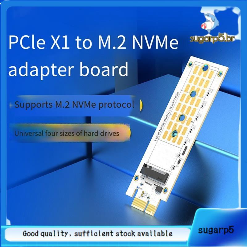 PCIE X1 Para M . 2 Chave NVME Riser Adaptador Placa HDD 32Gbps M2 MKey De Expansão RGB De Computador 2280 SSD