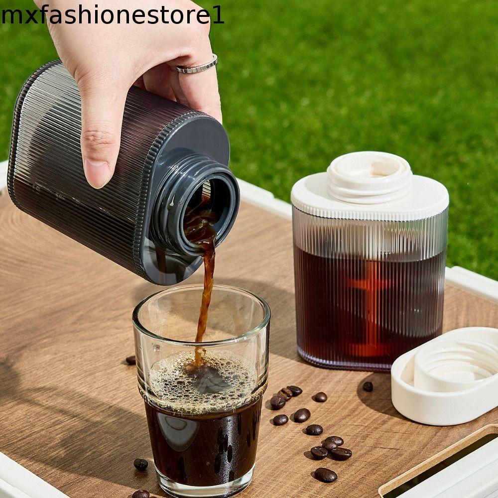 MXFASHIONE Cafeteira De Fermentação Fria , Tampa Selada , De Bolso De 300 ML , Garrafa Malha Fina