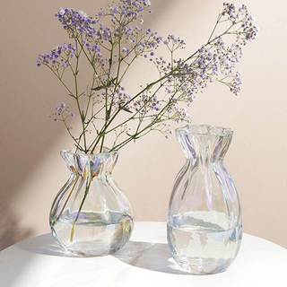 Ins estilo influenciador vaso transparente de vidro doméstico arranjo de flores decoração sala de estar mesa de jantar s