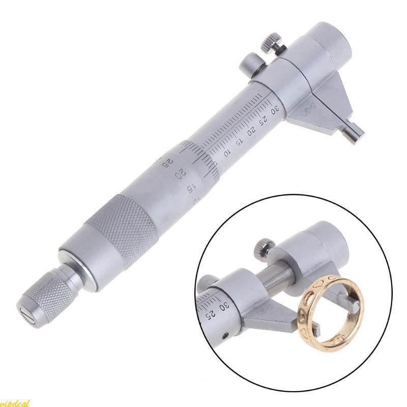 vipdeal Conjunto De Micrômetro Interno Medidor De Diâmetro Furo 5-30mm Faixa 0 01m
