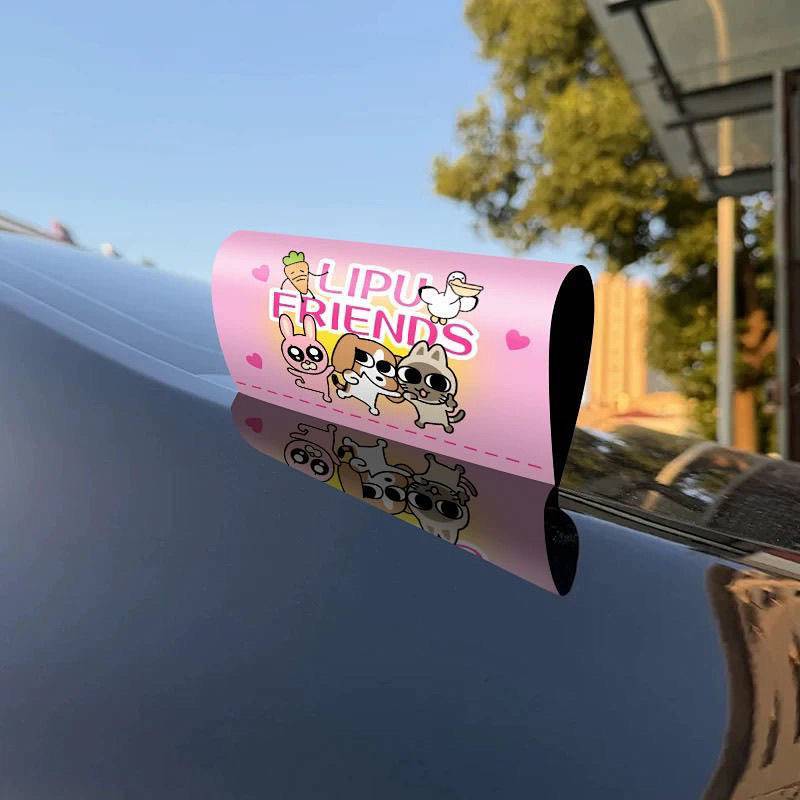Car Creative Bumper Stickers Car Label Cute Car Tail Cartoon Unique Original Decorative Stickers XEsS