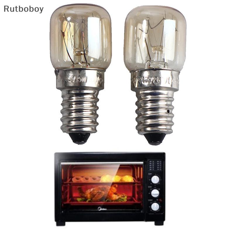[Rut] 220v E14s Lâmpadas Para Forno De Micro-Ondas Resistentes A Altas Temperaturas Lâmpada Fogão Blub COD