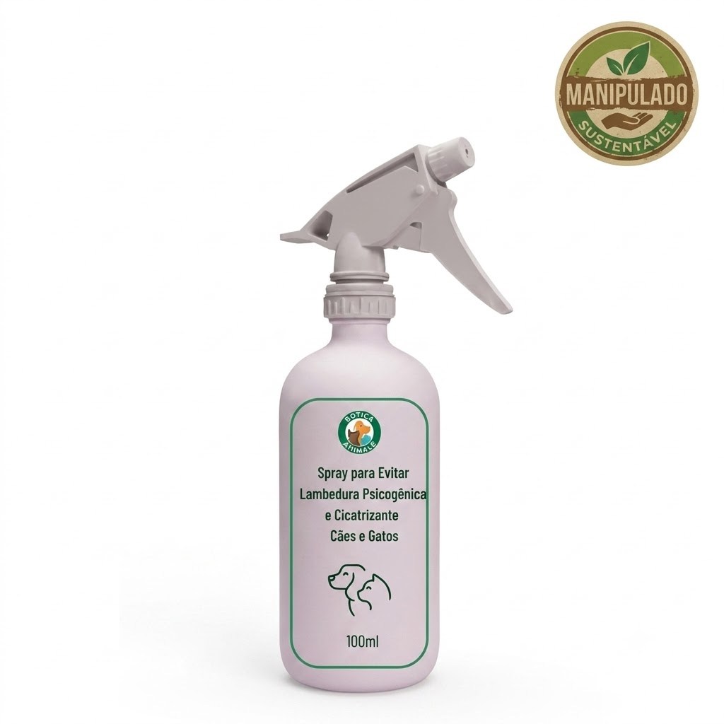 Spray Antilambedura e Cicatrizante 100ml Botica Animale