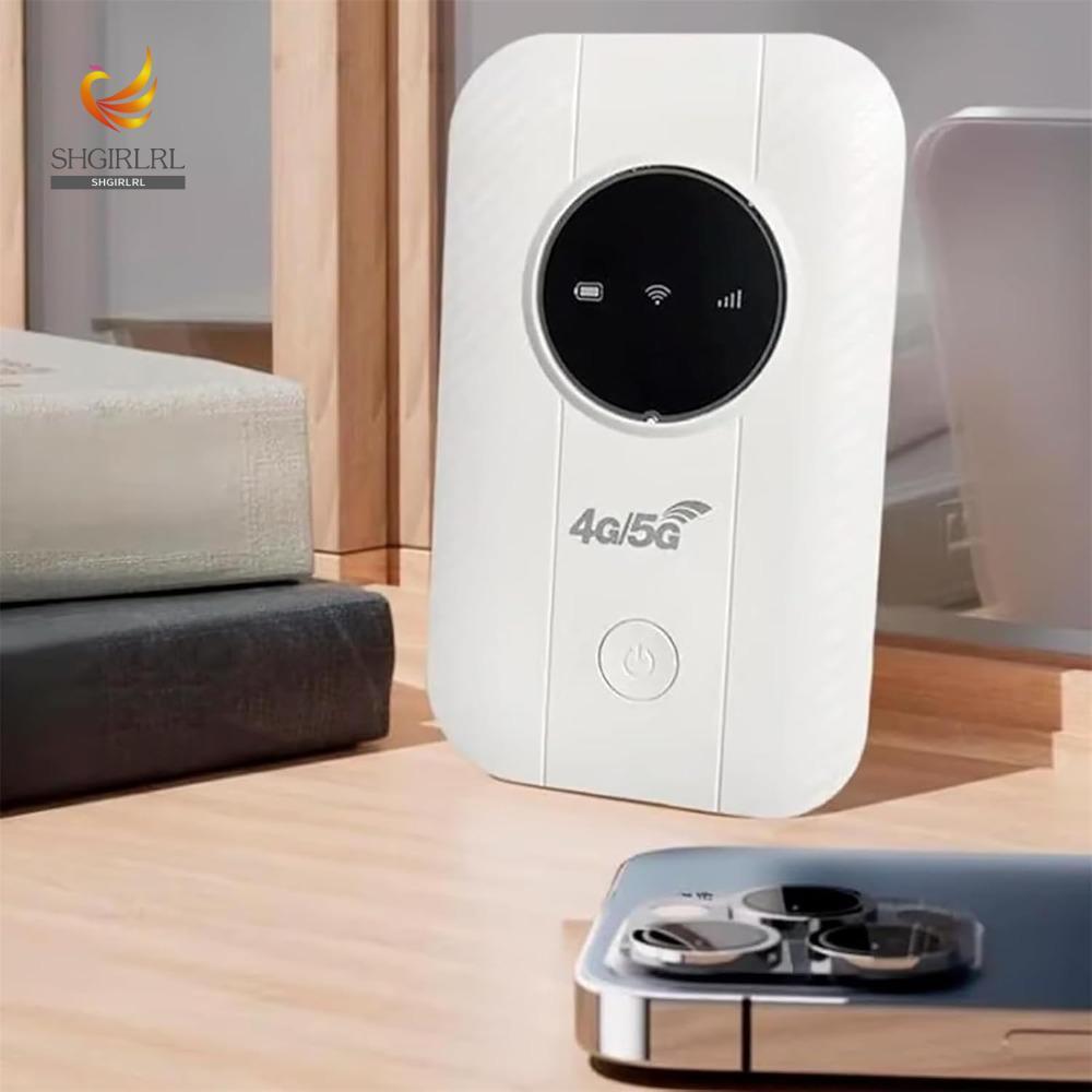 Roteador Portátil SHGIRLRL 4/5G , Ponto De Acesso Móvel De Bolso Alimentado Por USB WiFi , Versão Asiática/Europeia
