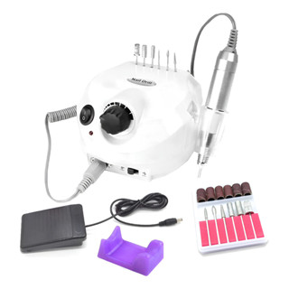 Lixadeira Elétrica Unha Profissional Motor Porquinho 50000RPM Nail Drill Pro – Manicure e Pedicure . em Oferta na Shopee