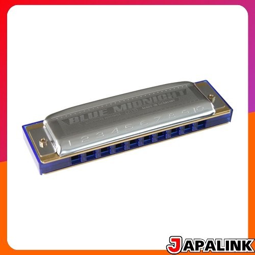 Harmônica HOHNER Blue Midnight 595/20 E de 10 furos Direto Do Japão
