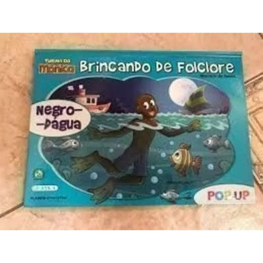 Turma da mônica - Brincando de Folclore - Negro- Dágua