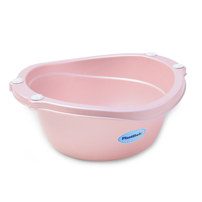 Bacia Infantil Plastibaby 14 Litros Rosa Perolado