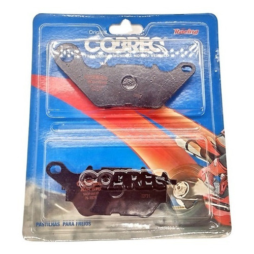 PASTILHA FREIO TRASEIRO COBREQ ( N-1878 ) YAMAHA R3 / MT03 320cc / XMAX 250 300 ABS / YZF R25