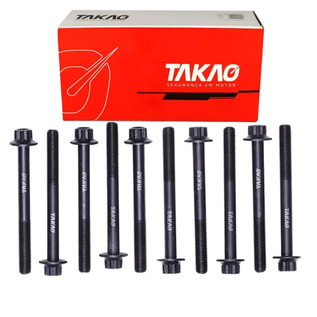 Parafuso De Cabeçote (Jg) Tracker 2.0 8V 2000 A 2001 / Sportage 2.2 8V 1993 A 1998 / Besta 2.2 8V 1993 A 1998