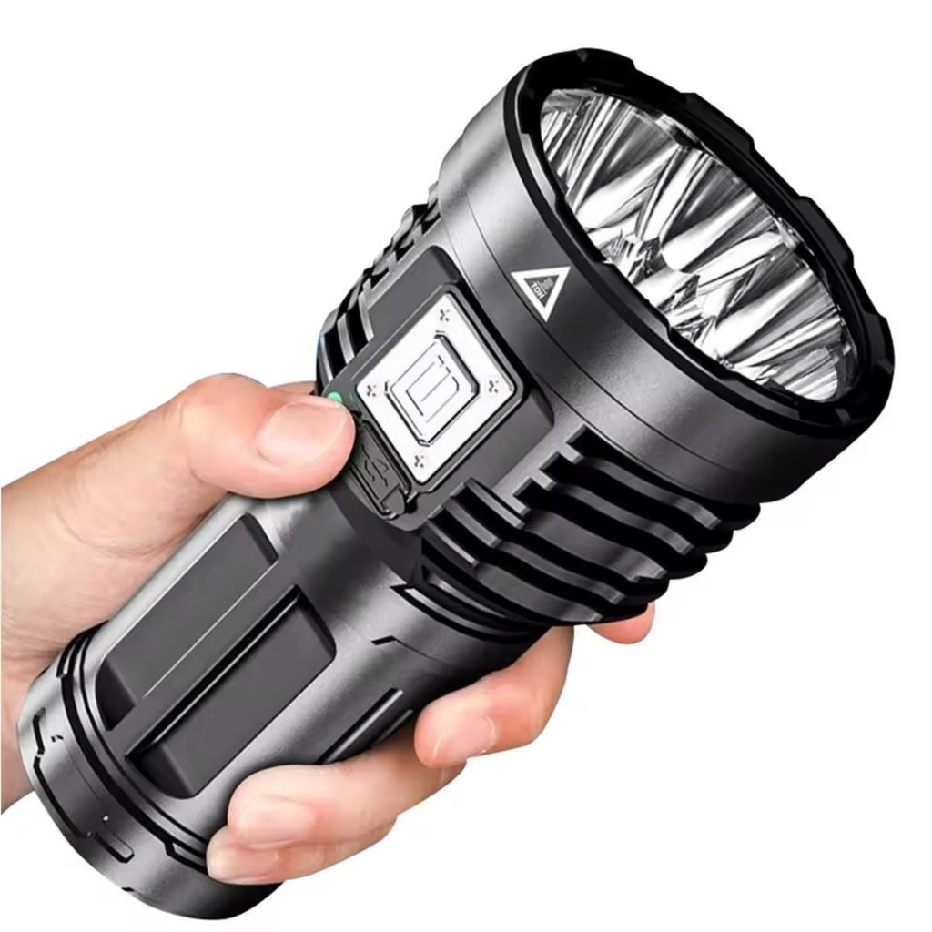 Lanterna 8 LEDs XPE Super Brilho e Luz Lateral USB Recagerrável Onistek ON-LT044 em Oferta na Shopee