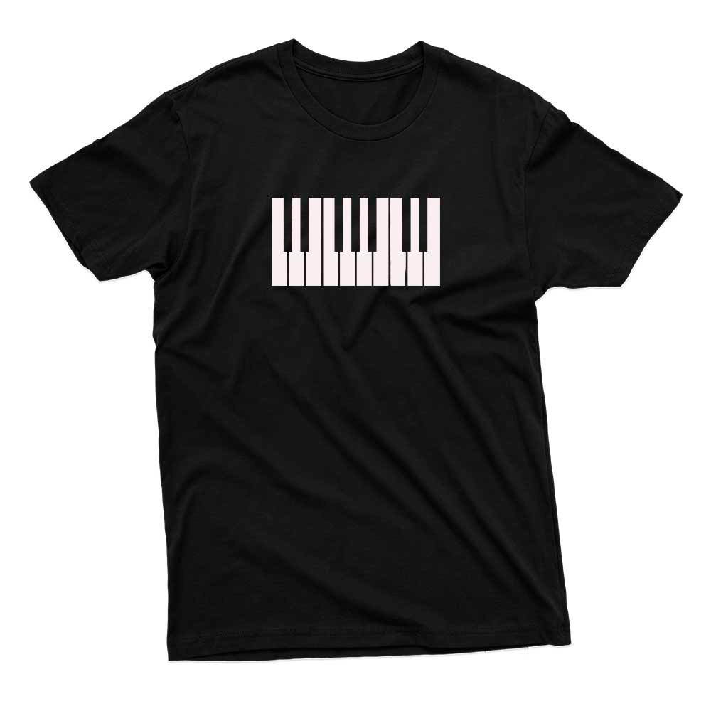 Camiseta Masculina Piano Teclado Instrumentos Musicais