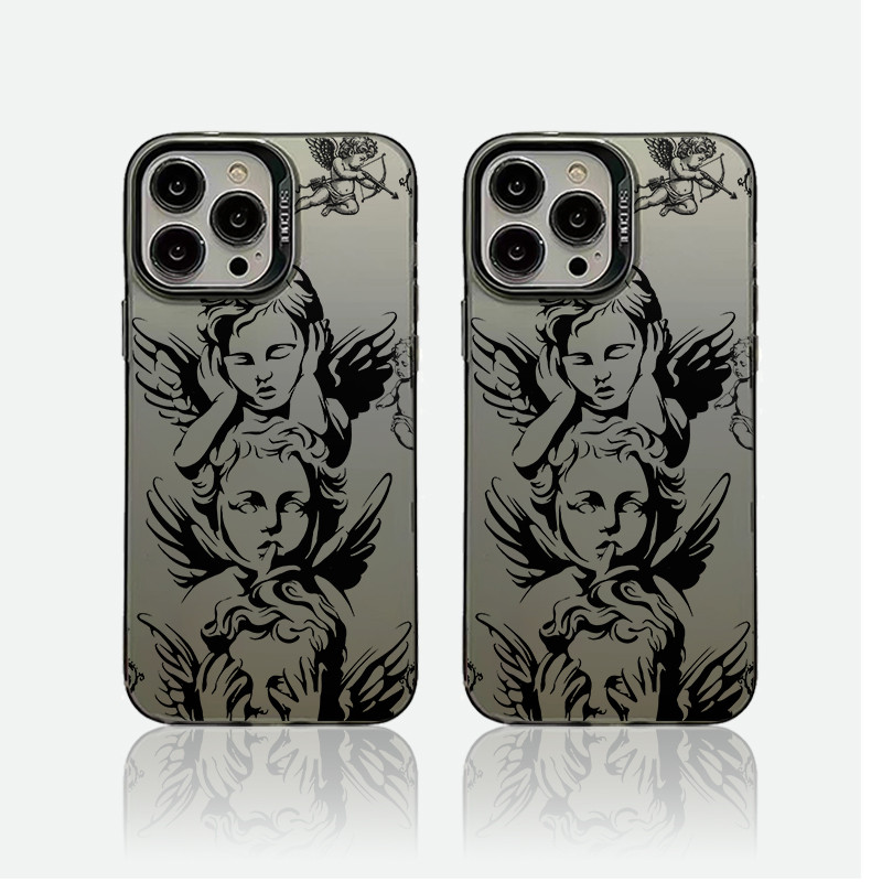 Capa case de celula religião dos anjos para iPhone 11 12 pro 13 14 15 16 pro max 14 15 16 plus capinha anti impacto em Oferta na Shopee