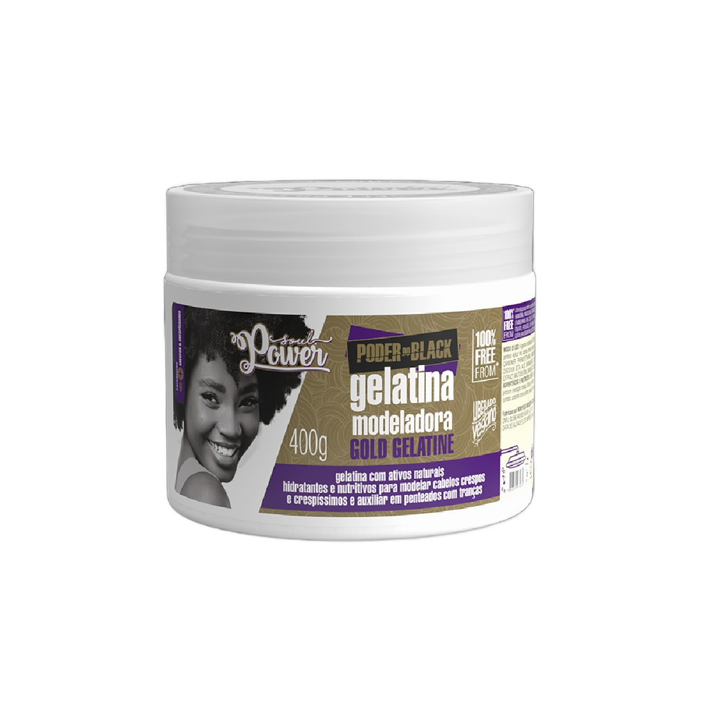 Soul Power Gelatina Power Black Gold 400g
