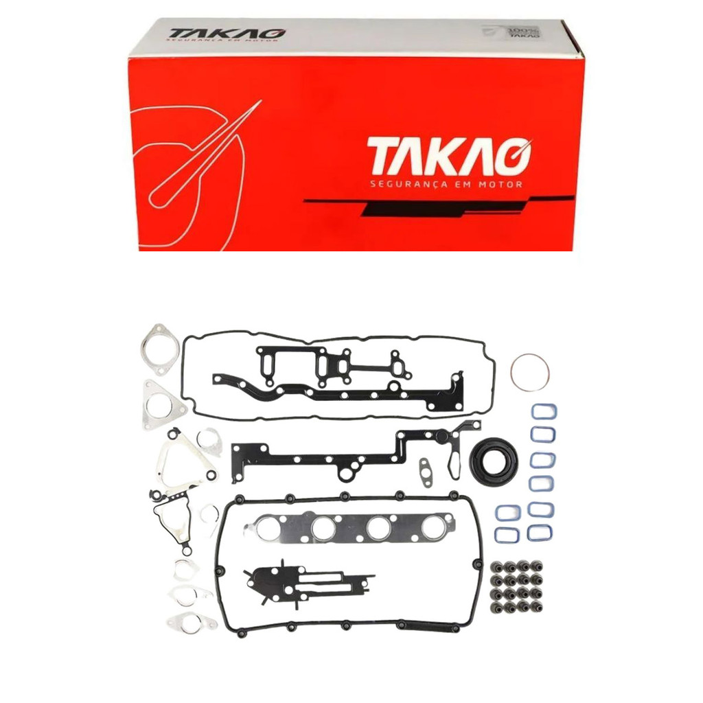Junta Completa S/ Cabecote S/ Retentor Traseiro (Jg) Transit 2.2 16V 2012 A 2014 / Ranger 2.2 16V 2012 A 2016
