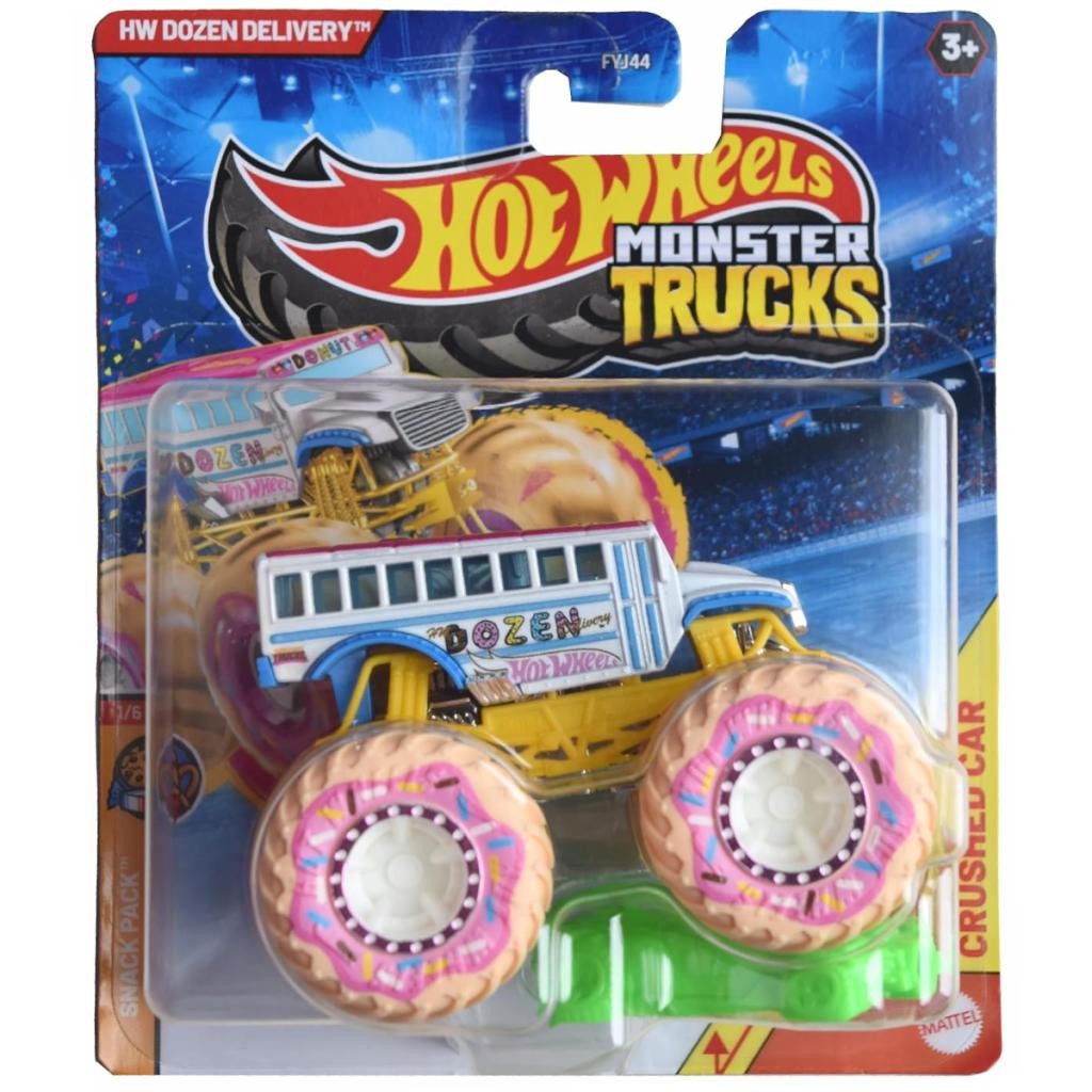Monster Trucks Hot Wheels Dozen Delivery Carrinho Gigante Brinquedo Original Mattel Criança Ação