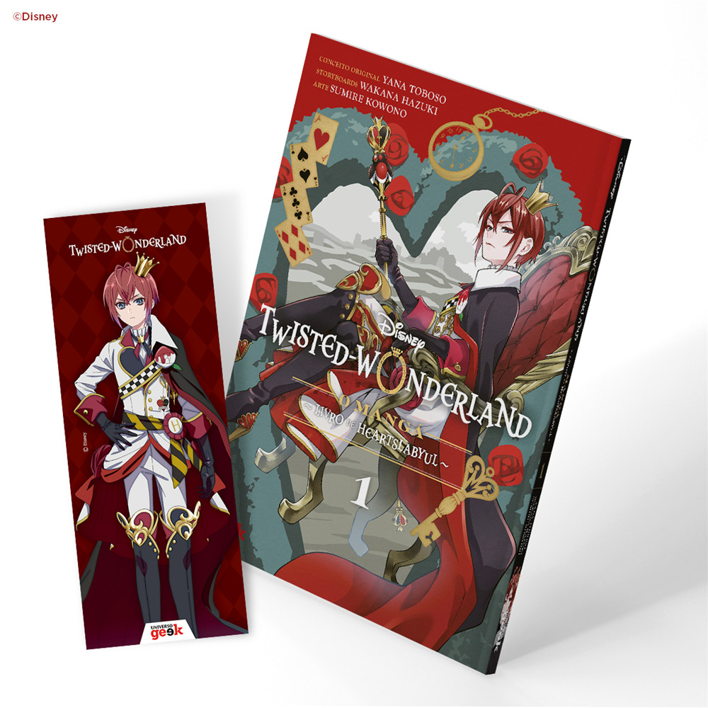Comics - Disney Twisted-Wonderland: O mangá - Livro de Heartslabyul - 1 - Universo dos Livros em Oferta na Shopee
