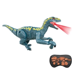 Dinossauro de Brinquedo c/ Controle Anda Emite Som Maxi Toys