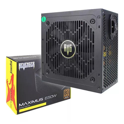 Fonte de Alimentação ATX Gamer 650W 80 Plus Bronze 120mm em Oferta na Shopee