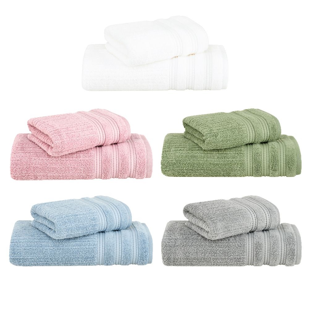 Jogo de Toalhas Buddemeyer Fio Penteado Roma Banho 2 Peças em Oferta na Shopee