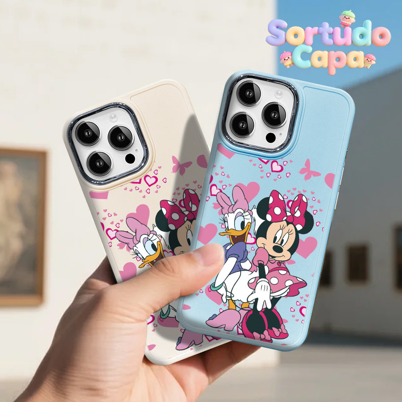 Capa Para iPhone 6 6s 7 8 16 15 14 13 12 11 XS XR Pro MAX Plus DDXK Disney Margarida Minnie Moda Bonito Caso Popular