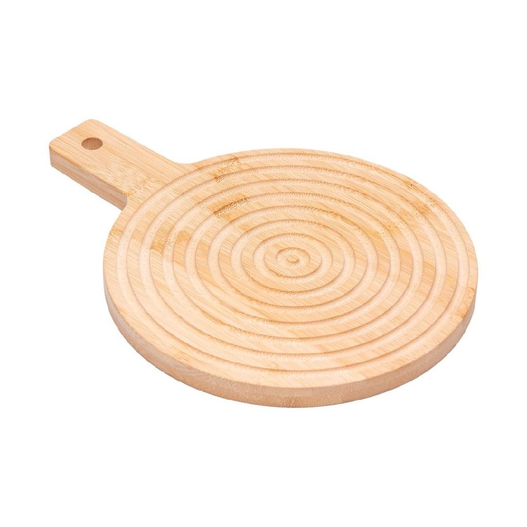 Tábua De Corte Bambu Cor Madeira Corta Carne Utensílio De Cozinha Resistente Suporte Marrom