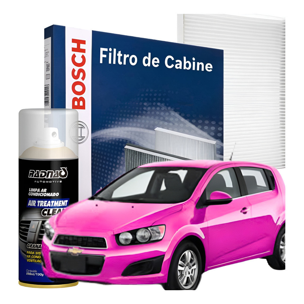 Filtro Ar Condicionado Cabine Com Spray Higienizador Sonic