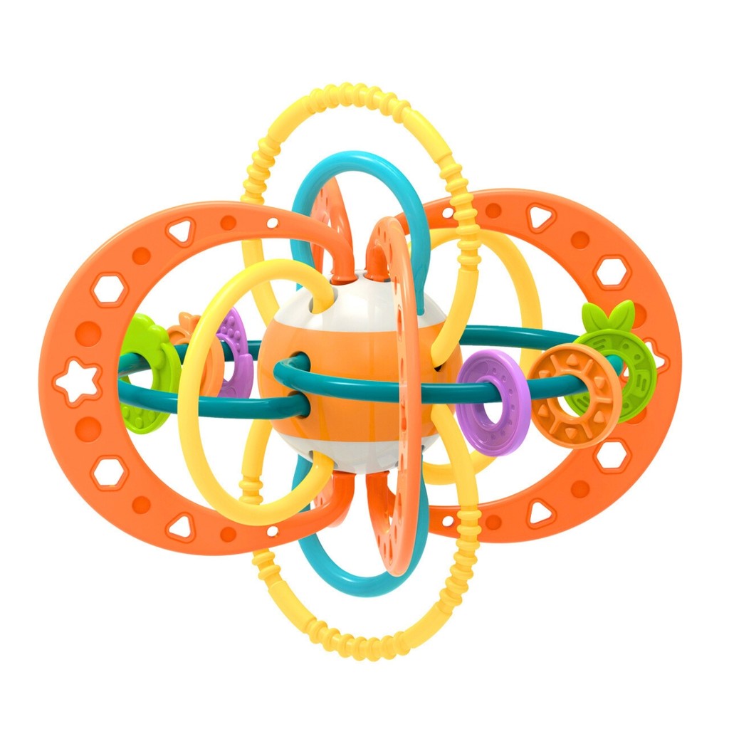 Mordedor Chocalho Bebê Bola Massageadora SensePlay Maxi Baby em Oferta na Shopee