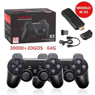 Console Game Stick 4 Life 3D + 2 Controles Wireless 30000 Jogos em Oferta na Shopee