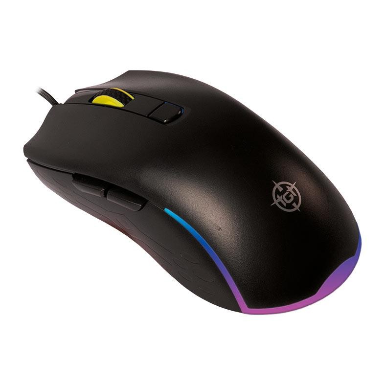 Mouse Gamer TGT GM50, Rainbow, 3600DPI, 6 Botoes, Preto, TGT-GM50-BL01