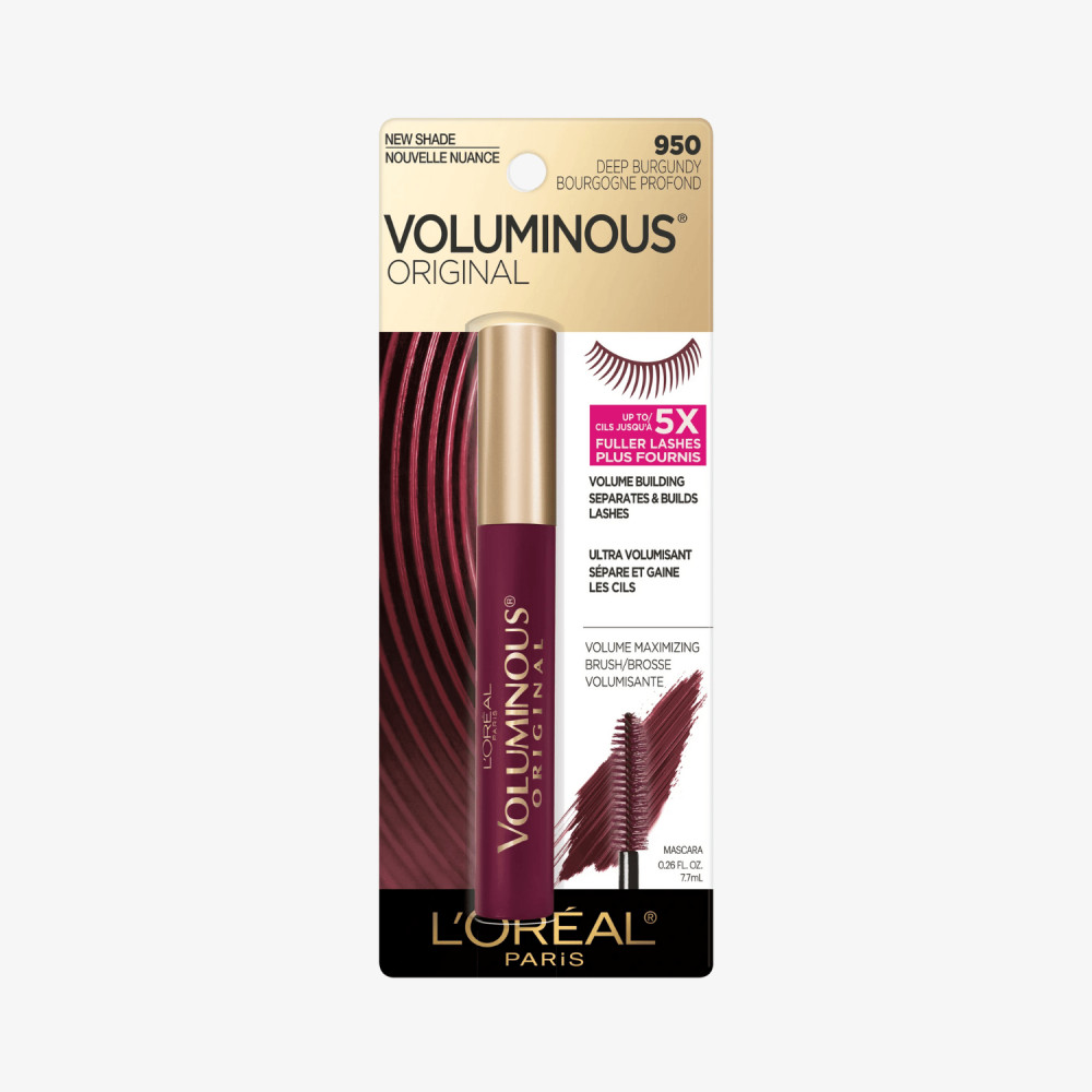 Loreal Máscara de Cílios Voluminous Original 950 Deep Burgundy Rimel Bordô Vinho