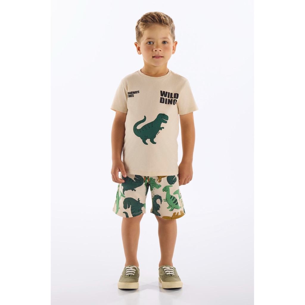 Conjunto Infantil Camiseta e Bermuda Up Baby