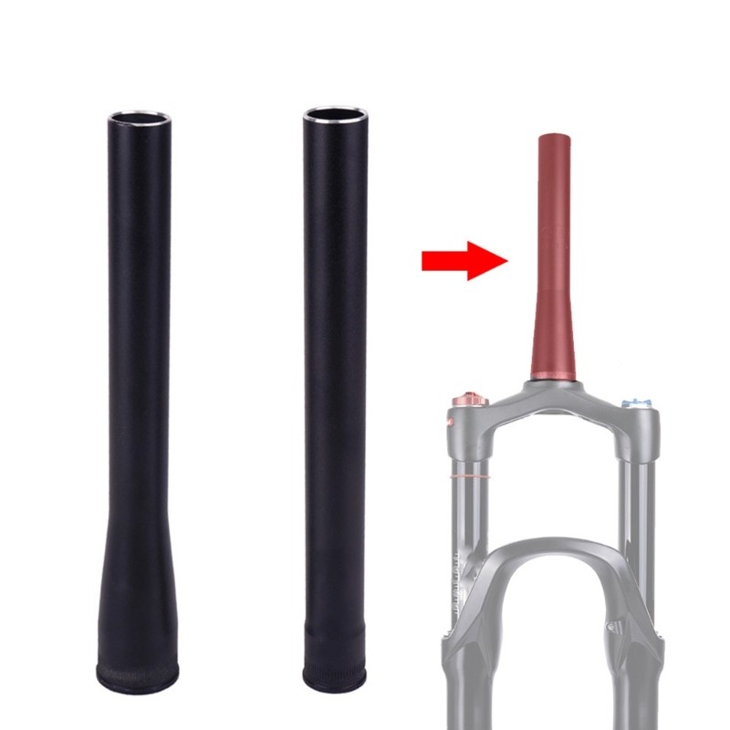 Suspensão Dianteira Tubo Cônico Reto Alumínio Bicicletas Garfo Steerer Absorção Choque Dianteiro Vertical