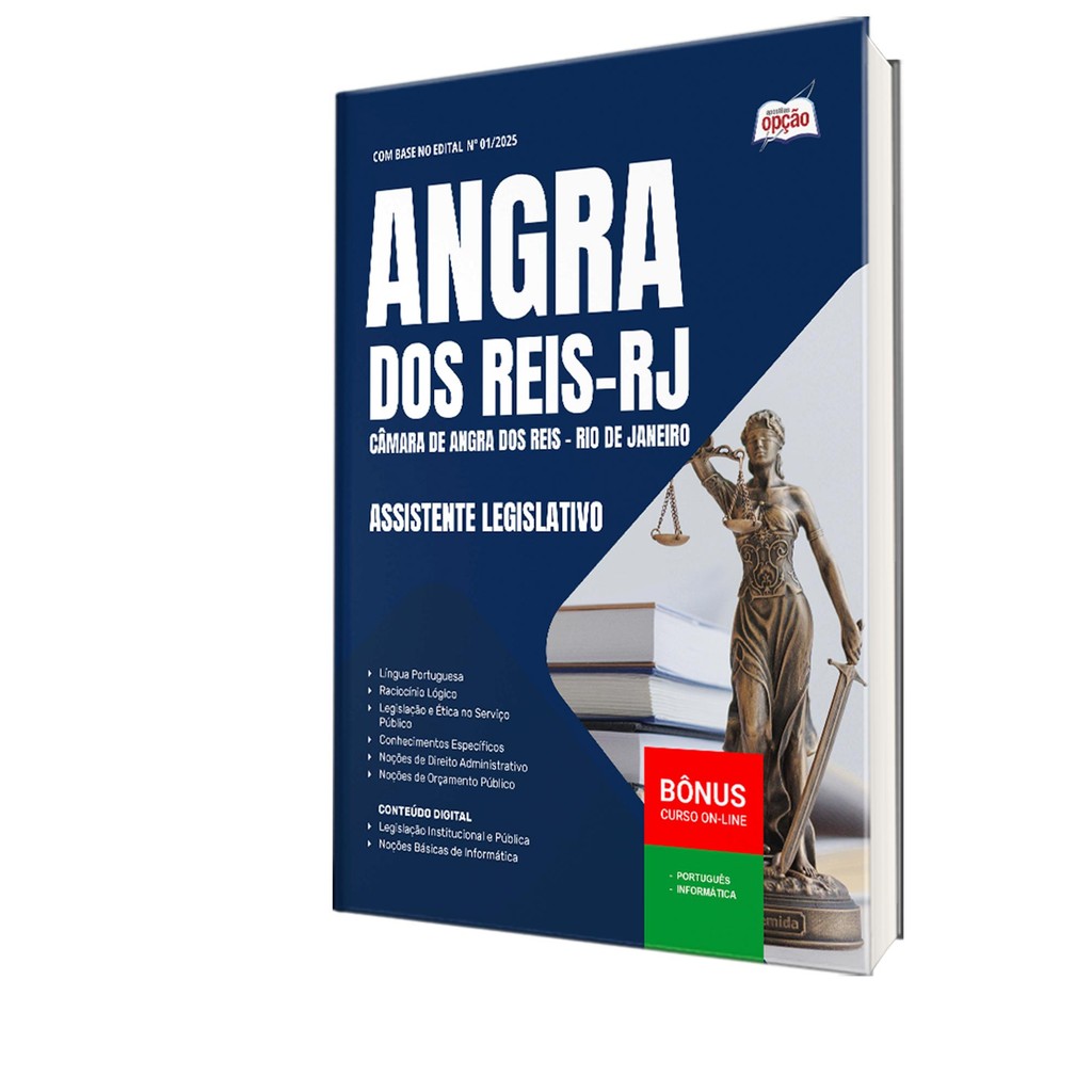 Apostila Câmara de Angra dos Reis - RJ  - Assistente Legislativo