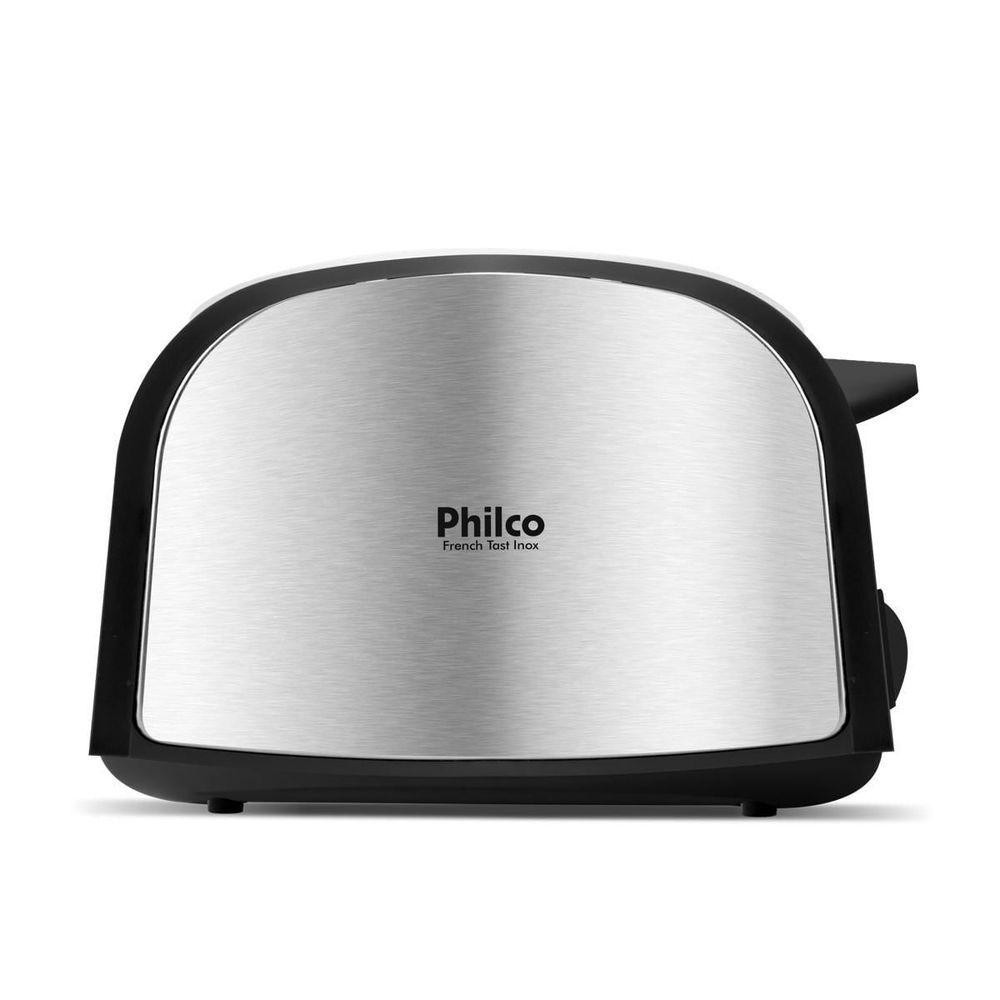 Torradeira Philco Inox 3 funções 900W French Toast 110V em Oferta na Shopee