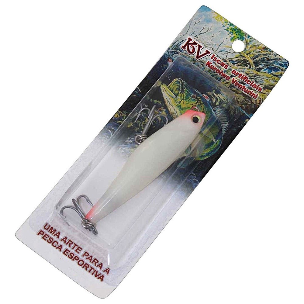 Isca Artificial De Pesca Zara Stick KV Camurim 70 7cm 7gr Cor 12 – Função Popper