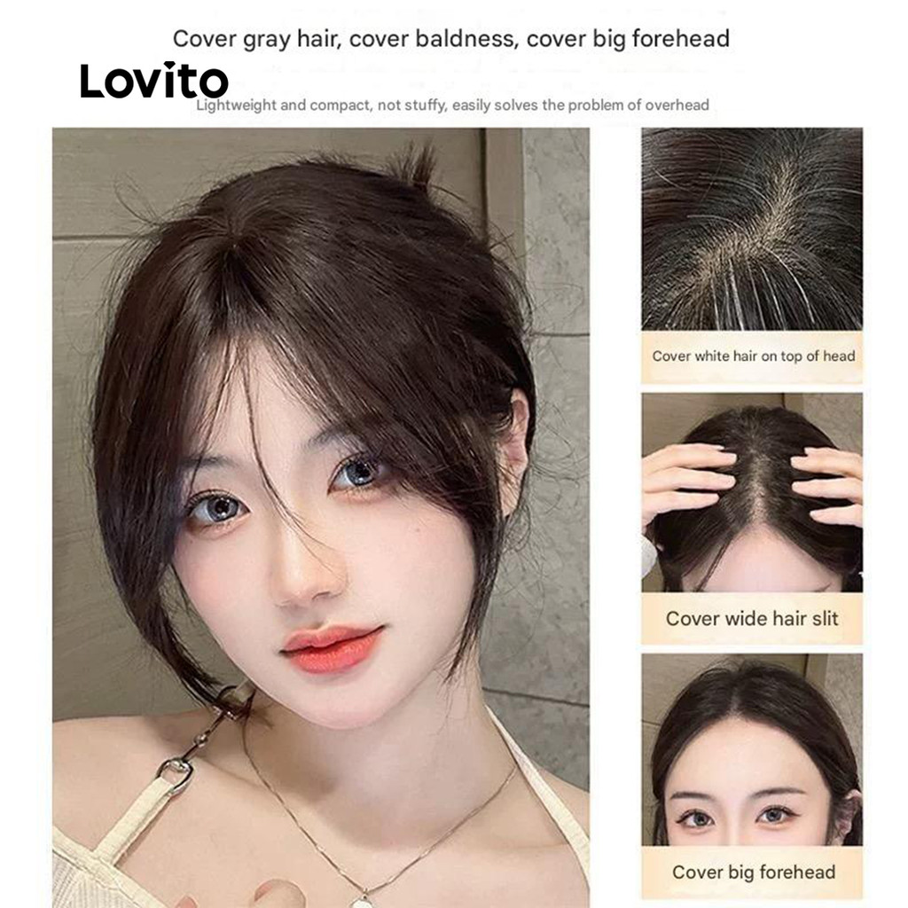 Lovito Perucas de Cabelo postiço LCS20A951 em Oferta na Shopee