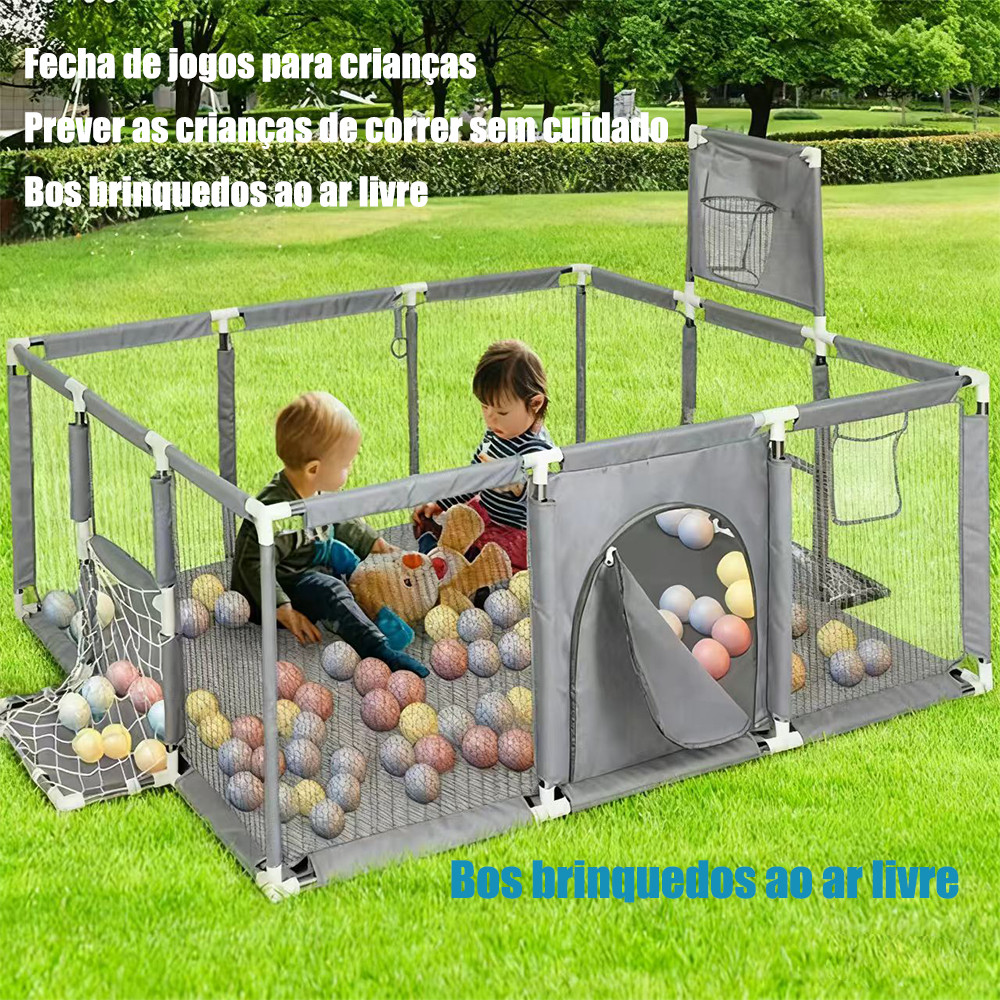 Dobrável Portátil Guarda-Cerca para Berço Cercadinho Anti-Quedas Seguro À Prova de Colisões Infantil Dobrável Seguro