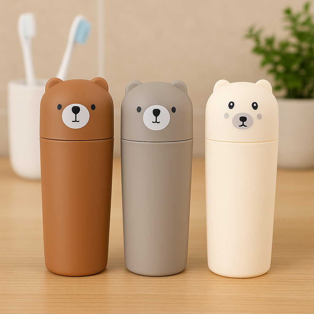 Porta Escovas De Dente Infantil e Adulto lindo em Oferta na Shopee